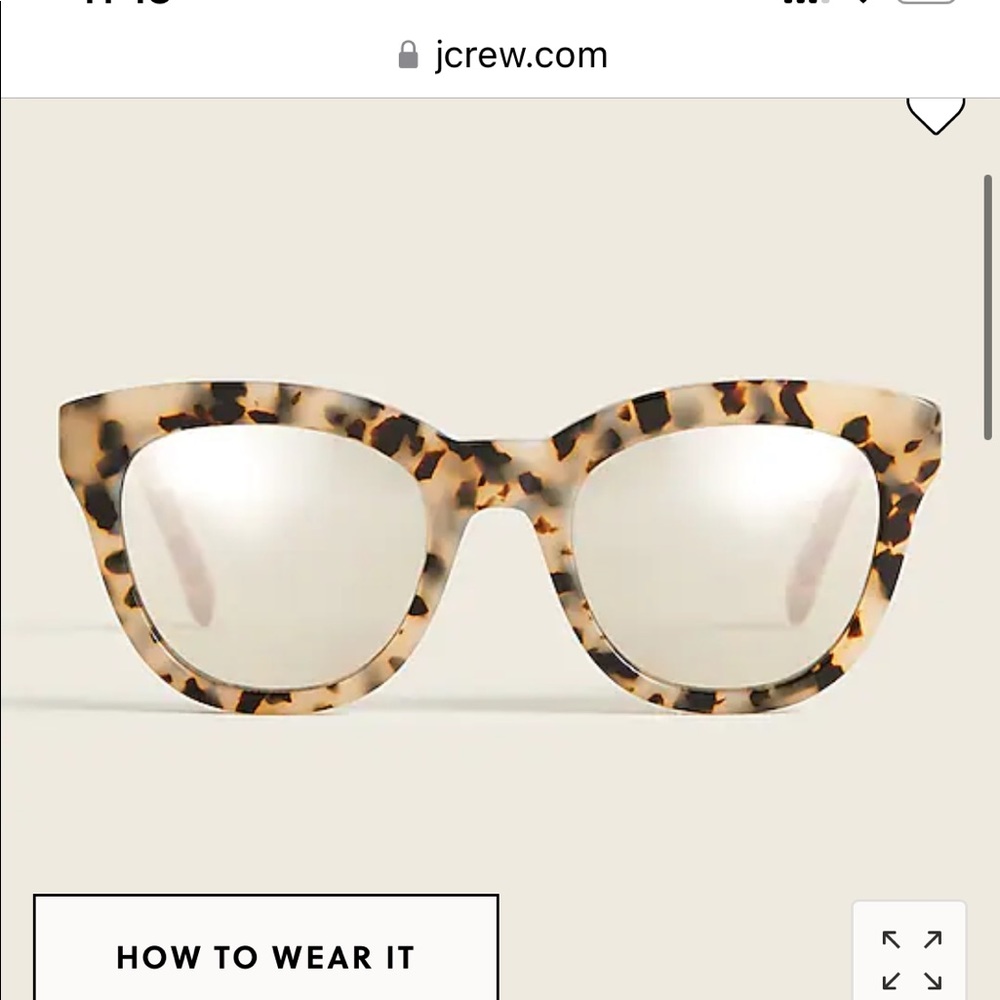 J.Crew Cabana Oversized Sunglasses